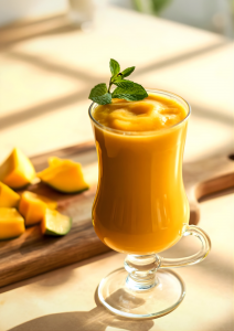 Mango smoothie for Food waste campaign